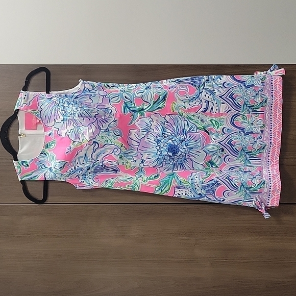 Lilly Pulitzer Mila Shift Dress Pink Tropics In The Groove Engineered-Si… - Picture 5 of 17